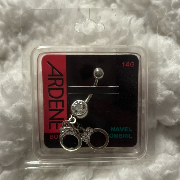 Stainless steel bellybutton ring - Picture 1 of 3